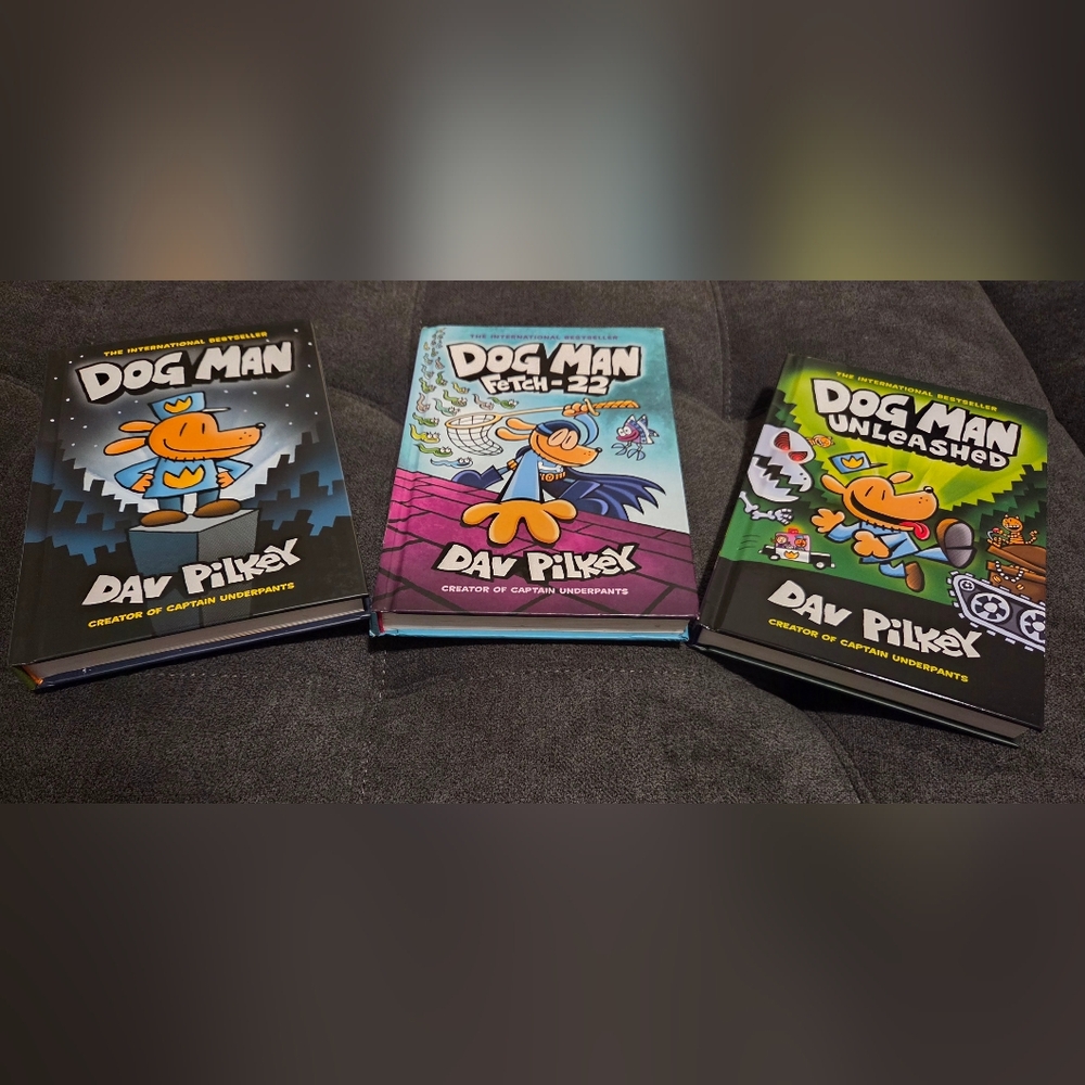 Dog Man Book Series by - Set of 3